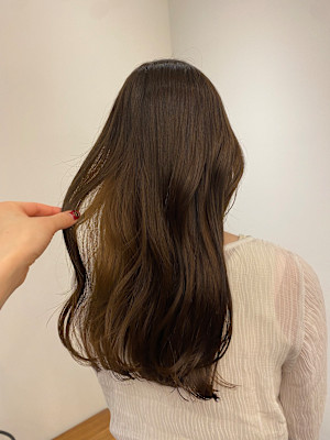 カラー/髪質改善/イルミナカラー/透明感/ブラウンベージュ