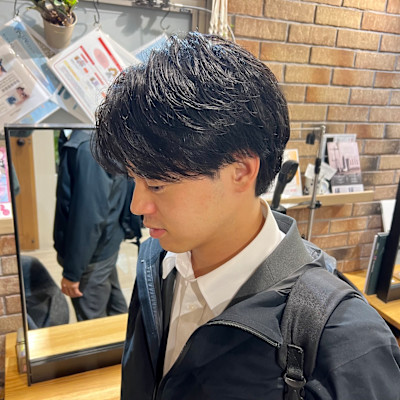 【社会人オススメ】センターパート/ニュアンスパーマ