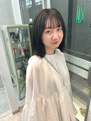 【KARIN】フェイスレイヤー×オリーブカラー