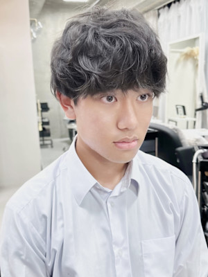 メンズ　ニュアンスパーマ　［高崎駅］