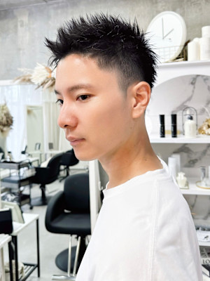 スパイキーショート　メンズカット