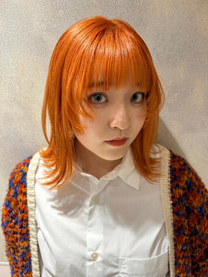 秋のオレンジカラー/エンドウ