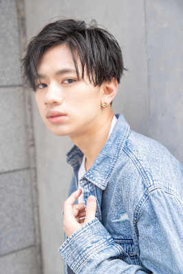 【小久保style】メンズカットツーブロックツイストウルフ