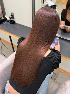 乾かしただけで艶髪