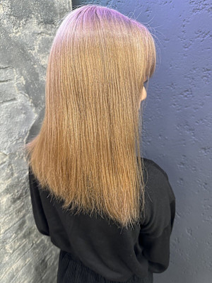 ミルクティーカラーダブルカラーエギョモリ