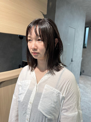 KUsU（クス）×ミディアム×ダークブラウン