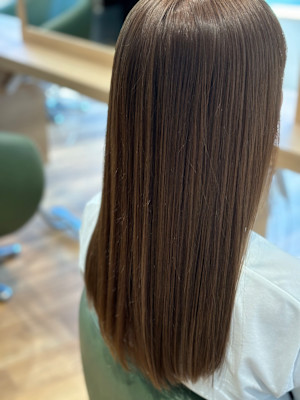 ロング+透け感カラー