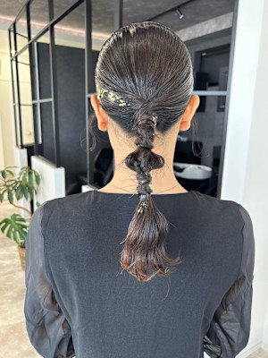 お呼ばれアレンジ