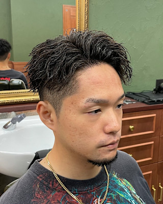 大人ツイストパーマ