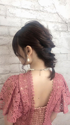 パーティヘアセット池袋アレンジ結婚式セット