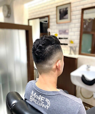 フェード/バーバースタイル/七三分け