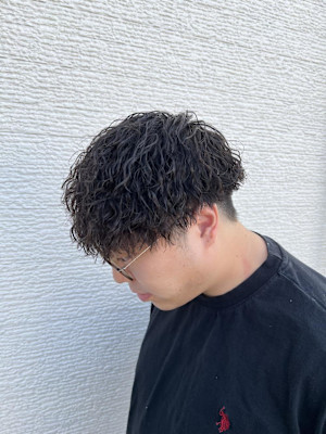 マッシュ×MIXパーマ