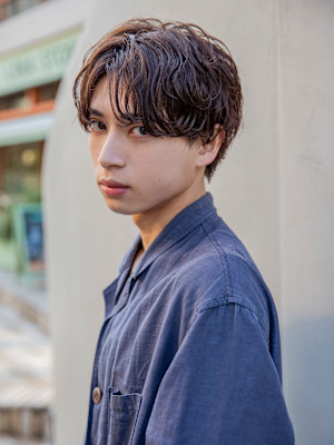 【小久保style】メンズカットツーブロックツイストウルフ