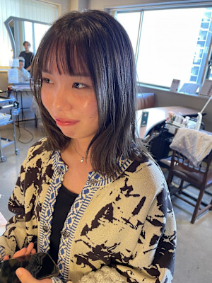 ブルージュ/顔周りレイヤー/ブルー