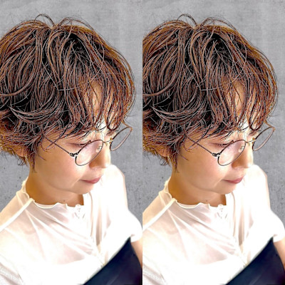 30/40代おススメ☆　外国人風　ショートボブ