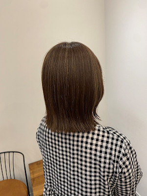 池袋/イルミナカラー/ハイライト/ブラウンベージュ/透明感