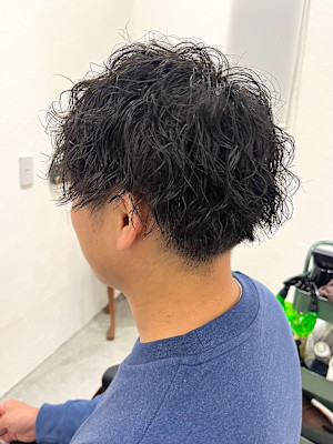 マッシュ波巻きパーマ