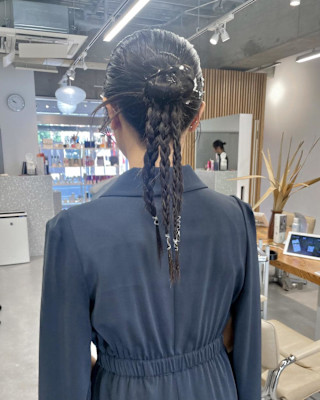 【hinari】#カチモリヘア #成人式ヘアアレンジ