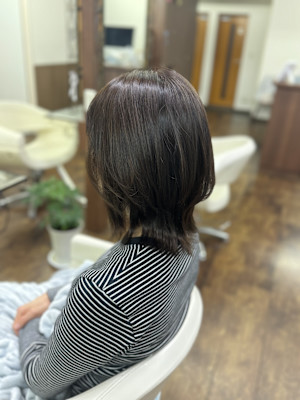 髪質改善×カラー