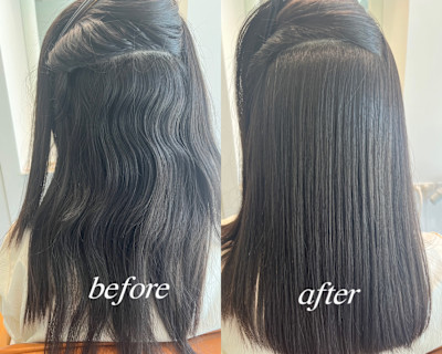【before afterあり】髪質改善ストレート