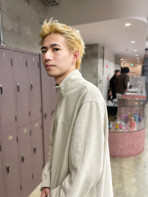 ハイトーンスパイキーショート