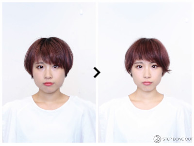 ステップボーンカットボブスタイル