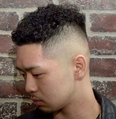 ハードパーマ×スキンフェード