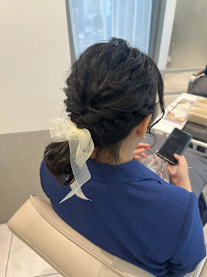 ボブ/ポニーテールアレンジ