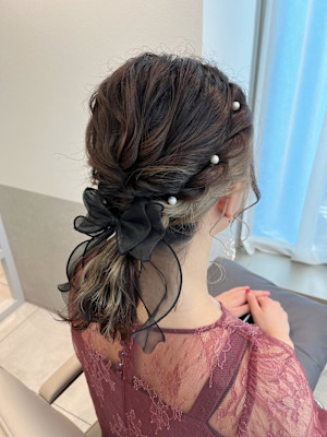 ふわふわポニーテール