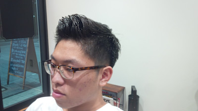 剛毛×ポンパドール