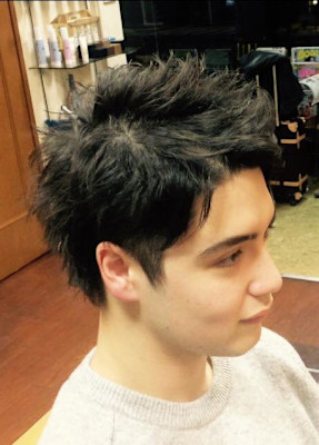 1D風無造作ヘアスタイル