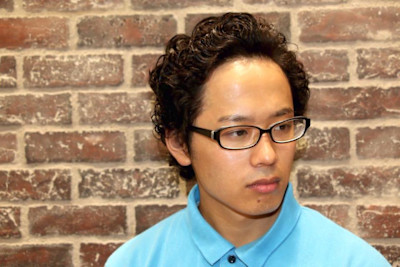 降谷建志さん風パーマスタイル