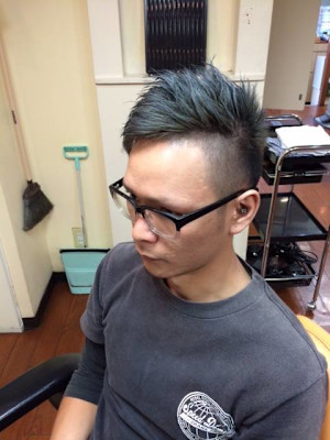 アシメモヒカンスタイル