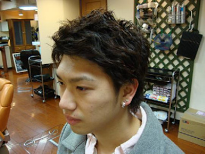 EXILE風ショートパーマ