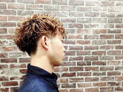 ショートマッシュ×レイドバックスタイル