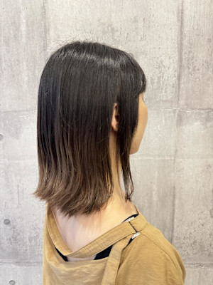 ブリーチを使ったデザインカラー