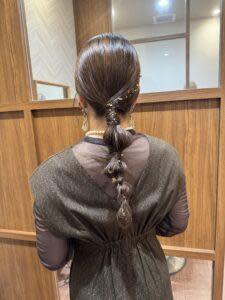 ローポニーアレンジ