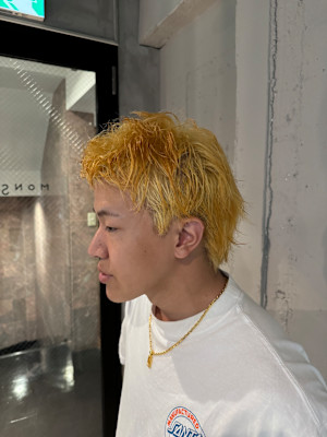 MONSO×ブリーチカラー