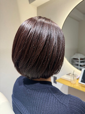 ウォームブラウン×ボブ『銀座/個室』