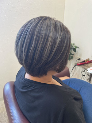 アンブレラカラー/ケアブリーチ/グレージュ