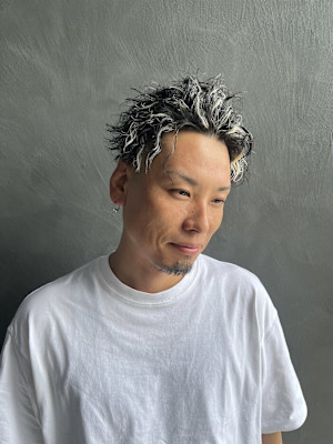 ホワイトメッシュ&ツイストスパイラル