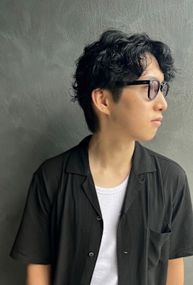 メンズマッシュパーマニュアンスパーマスパイラルパーマ