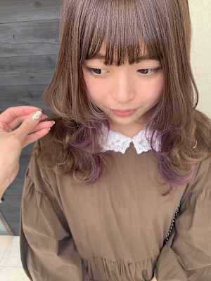 可愛らしさあふれるピンクカラー