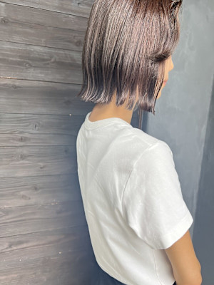 切りっぱなしボブ