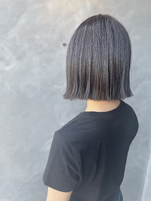 切りっぱなしボブ