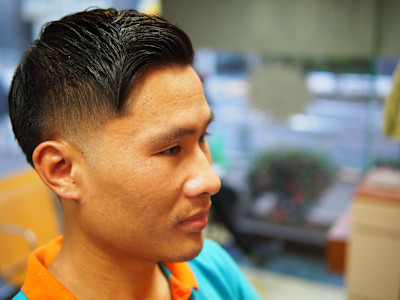 フェード×アップバング