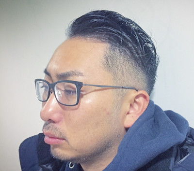 ロースキンフェード×ハードパート