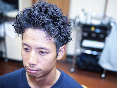 ２ブロック×スパイラルパーマ