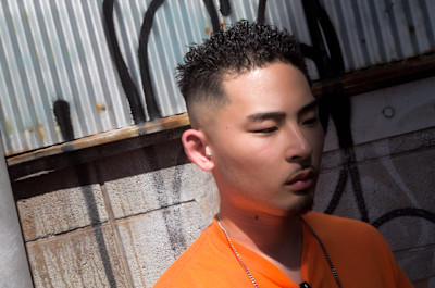 フェード×ハードパーマスタイル