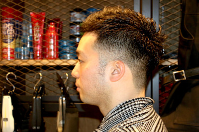 アップバングショート